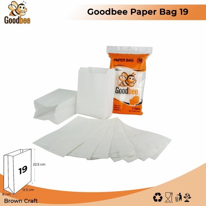 

Ready Paper Bag - Kode 19 - Greaseproof - Kantong Kertas Kentang Roti 100Pcs