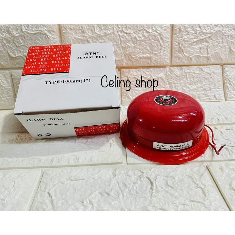 ★★ ZSV Round bell bel KRING BESAR listrik sekolah pabrik fire alarm 4” 3" 75mm 100mm ATN ✾ Laris