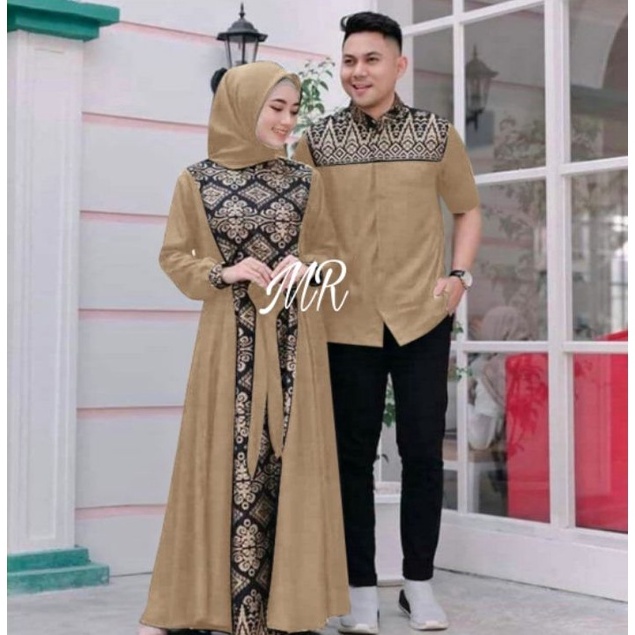 Grosir Gamis Batik Kombinasi Polos Terbaru 2022 Modern Couple Baju Muslim Pasangan Berkualitas Murah Busana Muslim Pasangan Gamis Set Baju Pasangan Baju Pasangan Suami Istri Terbaru Gamis Cople Pasangan Suami Istri Couple Pasangan Couple Suami Istri Bat