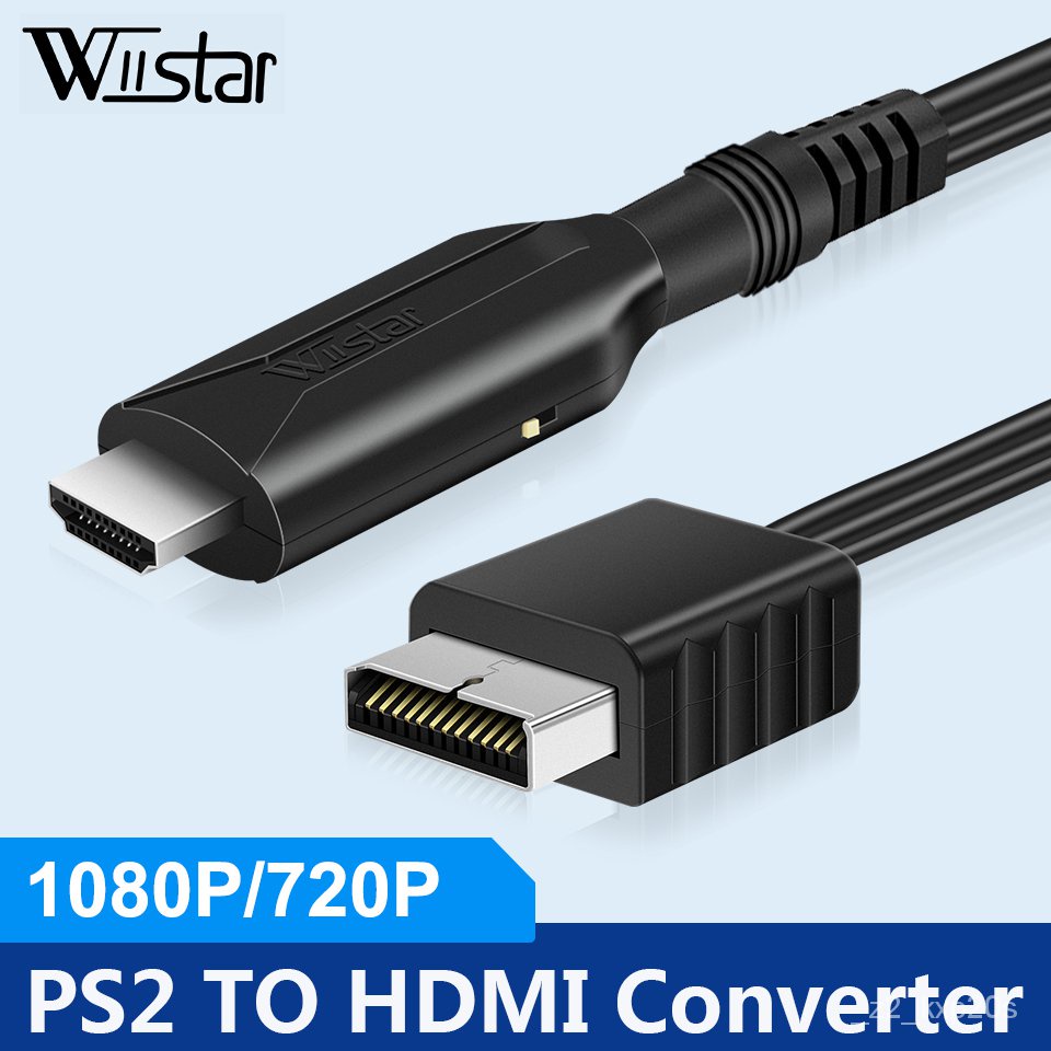 ✅&Portable PS1 PS2  to HDMI 480i/480p/576i Audio Video Converter Supports All PS2/PS1 Display Modes 