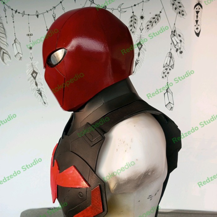 Ready Custom Red Hood Helmet, Batman Mask, Red Hood Mask, Cosplay Helmet