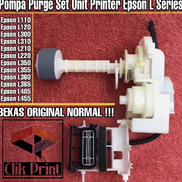 Terlaku. Pompa Purge Unit Printer Bekas Epson L110 L120 L300 L310 L210 L220 L350 L355 L360 L365 L405 L455 DLL YQ7