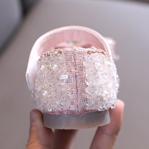 8.8 [Brandedbaby] 21-36 Sepatu Anak Crystalis Import / Sepatu Pesta Anak Perempuan / Sepatu Flat Ana