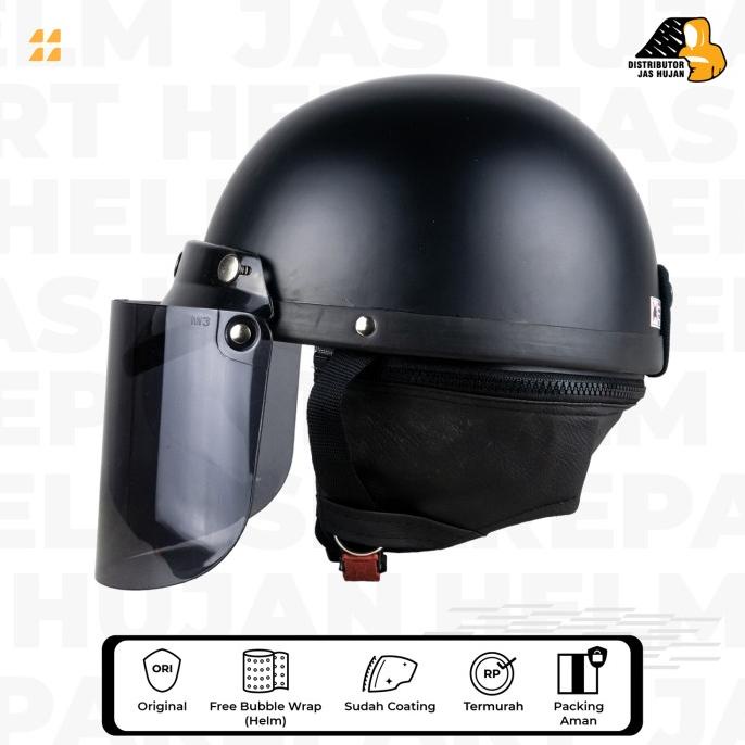 Helm Chip SNI Retro Kaca