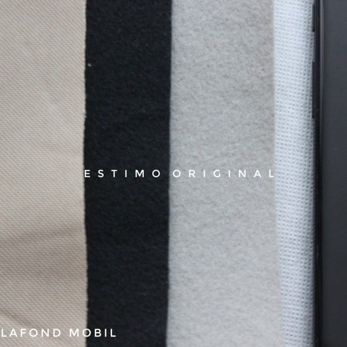 kain plafond mobil hitam bludru