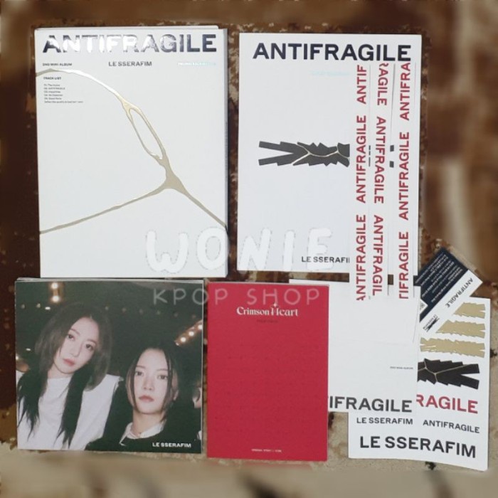 Terlaris [ Ready ] Le Sserafim - Antifragile Album Only Frozen Aquamarine Ver &