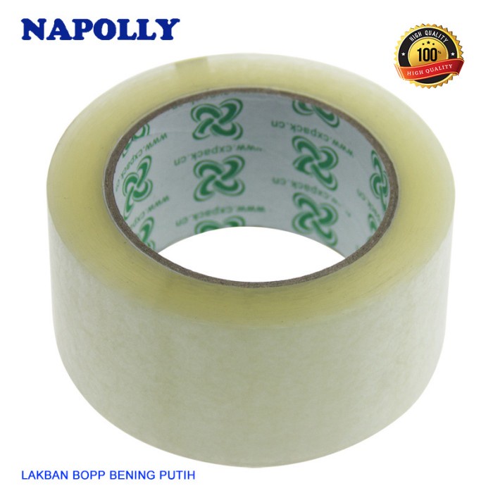 

PROMO Lakban kardus BOPP 2in 72 Yard merk napolly harga per 72roll/dus