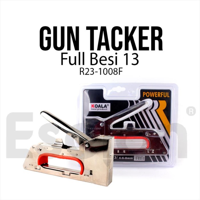 

HOT PROMO Stapler Tembak FULL BESI / Gun Tracker / Staples Sofa Jok Motor