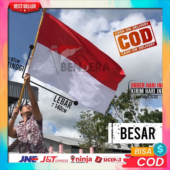 Ready Bendera Jumbo,Bendera Ri,Bendera Indonesia,Bendera Merah Putih,Umbul Bendera Merah Putih Besar