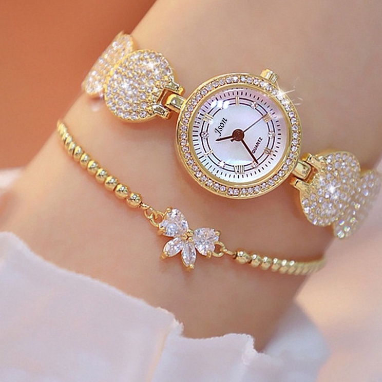 MURAH MERIAH Json Original - Jam Tangan Wanita FREE GELANG - Terbaik Tahan Air Anti Baret - Kaca Kua