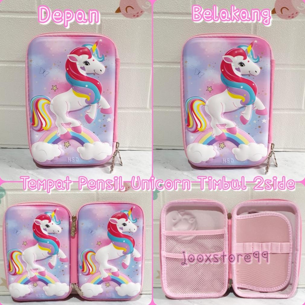 

8.8 [Big Sale] Tempat Pensil Anak Karakter Unicorn Spiderman Astronot Kotak Pensil Lucu Hardcase 3D Timbul New !!