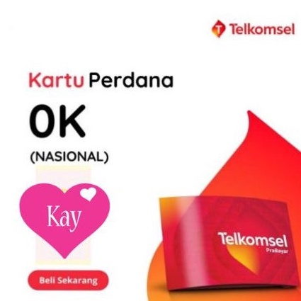 GBRN3425 《packingaman》  Kartu Perdana Telkomsel Kosong / Tanpa Kuota