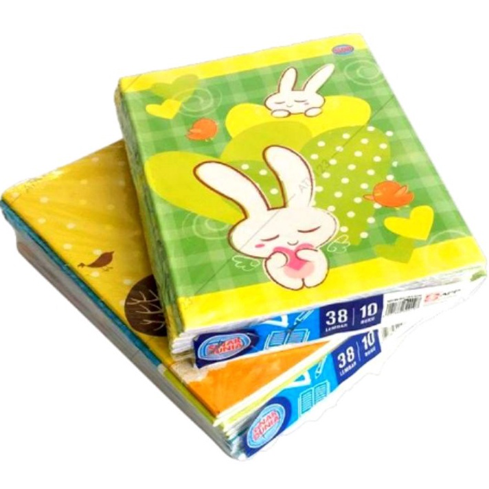 

ZZQB6160 【Penjualan Terbaik】COD Buku Tulis Sidu 38 lembar isi 10 pcs