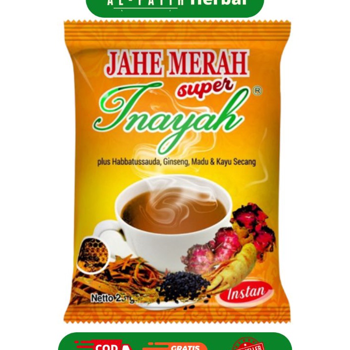 

♖ MM 6357 INAYAH jahe merah siap seduh harga satu renceng isi 12 sachet 23gr jahe merah asli suplemen kesehatan amh Terbaru 3.3 ♟