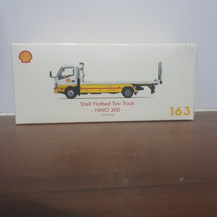 HOT SALE DIECAST TRUCK 1:64 TINY HK HINO 300 SHELL FLATBED TOW TRUCK TERLARIS