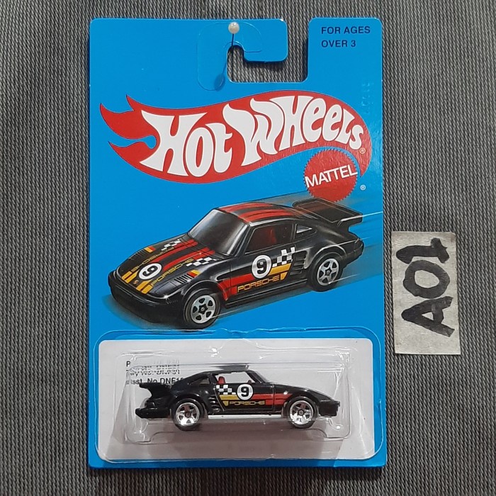 Hot Wheels Porsche 930 Hitam Exclusive Target 2016 Retro Style