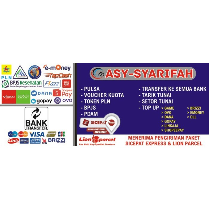 FLASH SALE NEW/ STIKER PLANG AGEN BRILINK / STIKER MANDIRI AGEN / STIKER AGEN TERMURAH