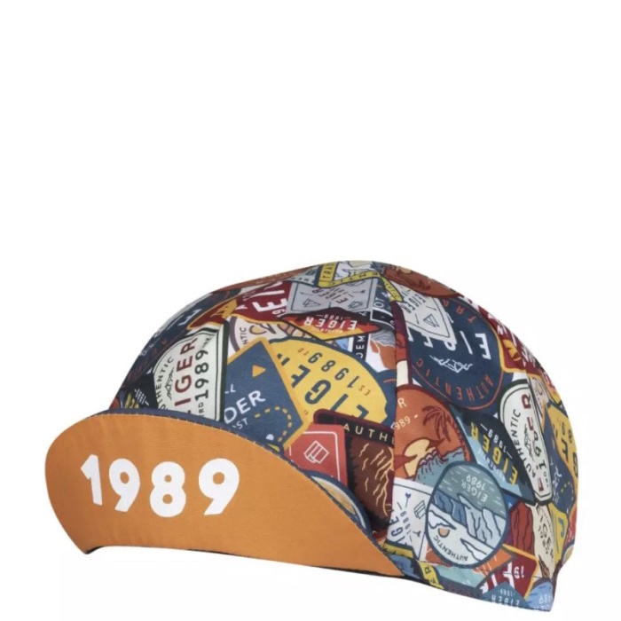 Best Seller Cycling Cap Eiger Flecken Original Topi Sepeda Lipat Mtb Rb No Peloton