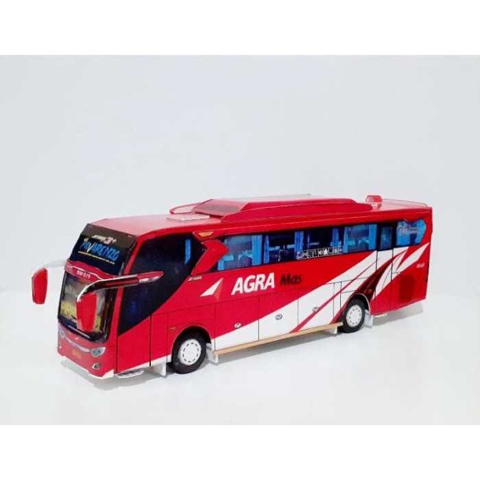 HOT SALE DISKON MINIATUR PAPERCRAFT BUS AGRA MAS JETBUS3+ VOYAGER TERLARIS