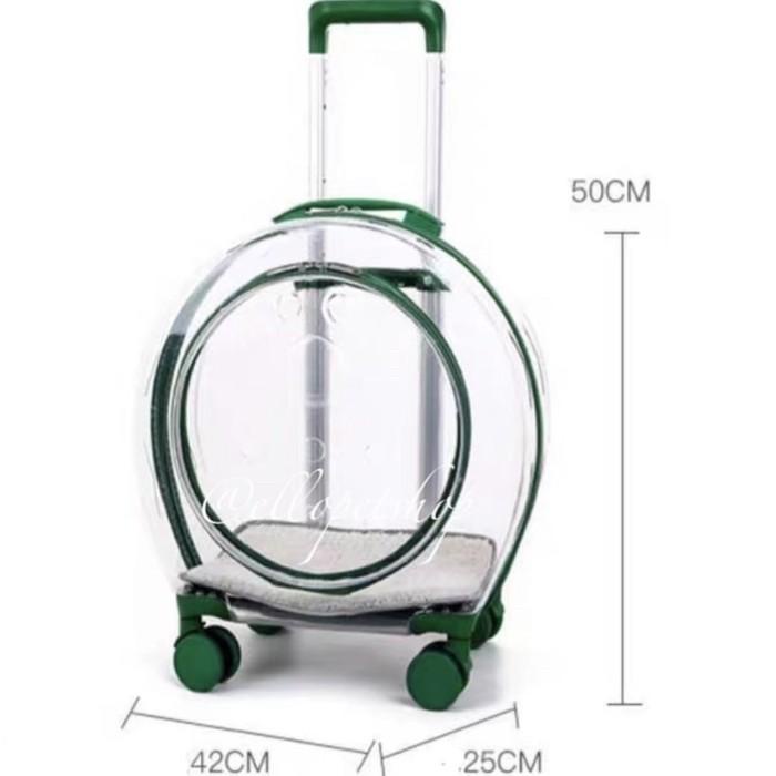 Troli Anjing Kucing / Koper Anjing Kucing / Trolley Hewan / Tas Hewan