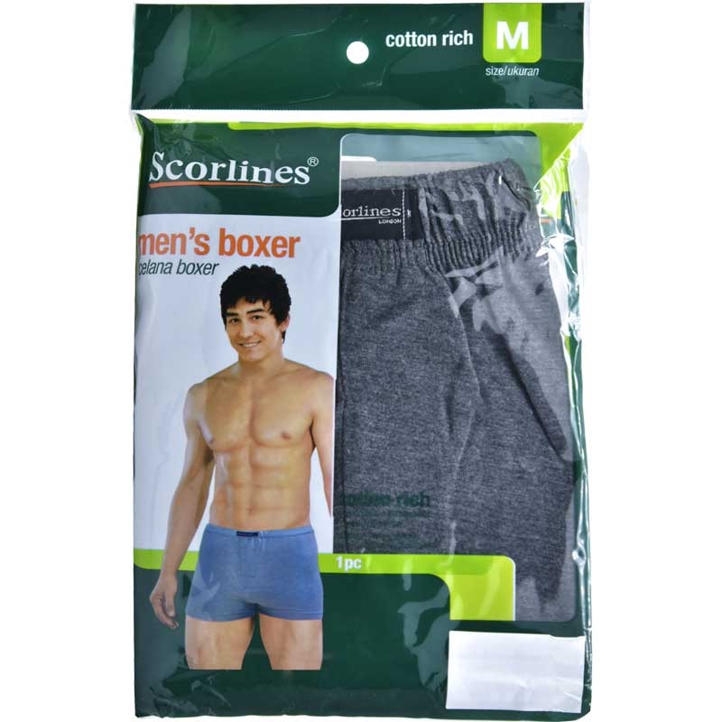 Scorlines Men's Celana Boxer M