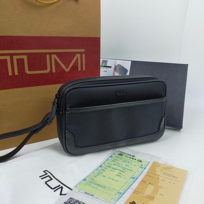 Tas Tangan Clutch Handbag Organizer Pria Tumi Branded Import Original Limited Edition