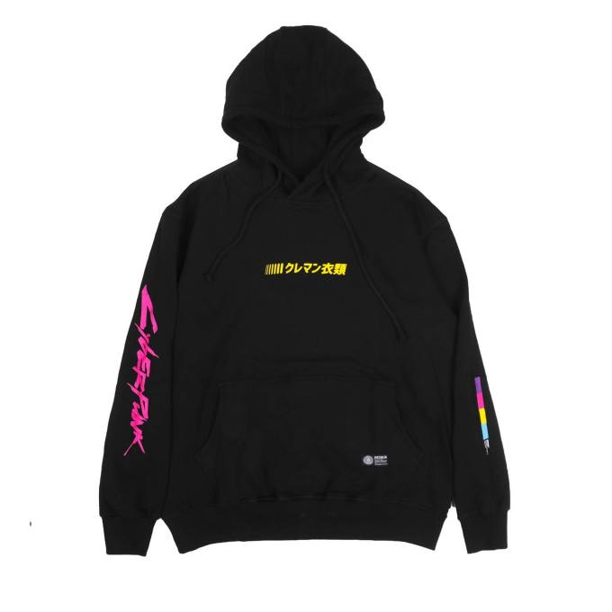 Kremlin Electropunk Pullover Hoodie Hitam - Kazuo Berkualitas