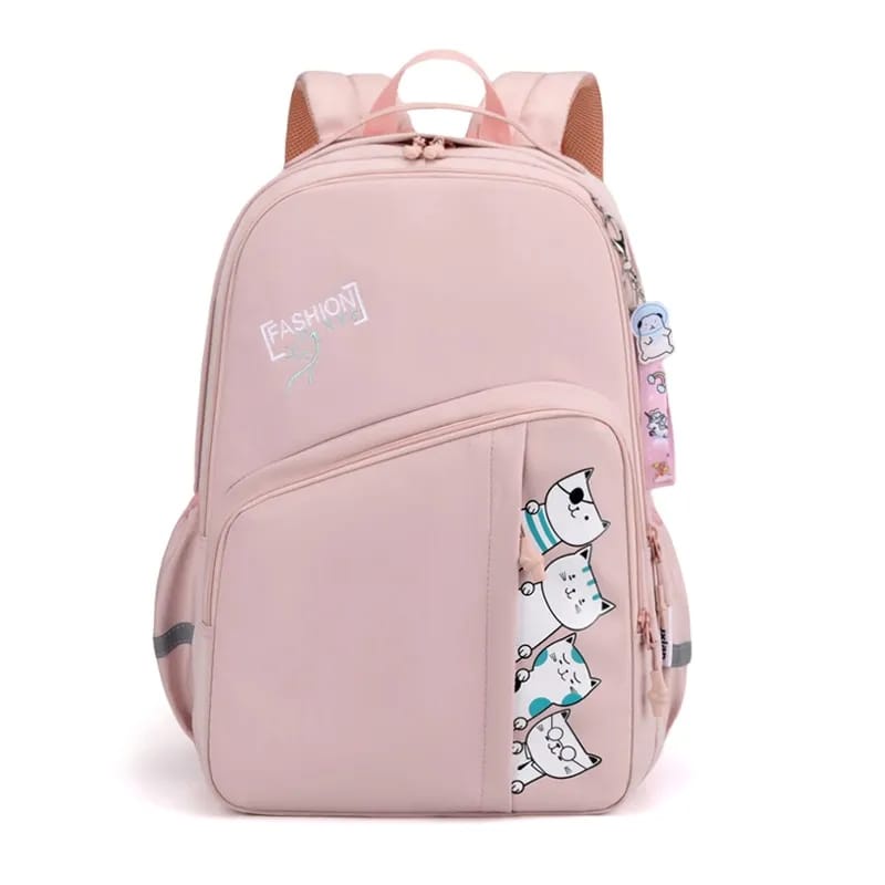 MHS - TAS RANSEL SEKOLAH ANAK PEREMPUAN MUAT BANYAK MOTIF KUCING LUCU MODEL TERBARU 2023