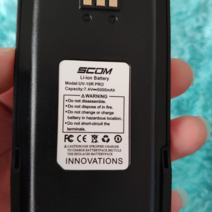 Ready battery baterai scom UV10R PRO