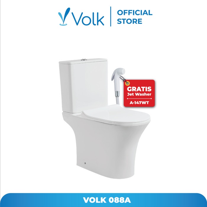 Terlaris Closet Duduk Rimless Volk Erica 088A