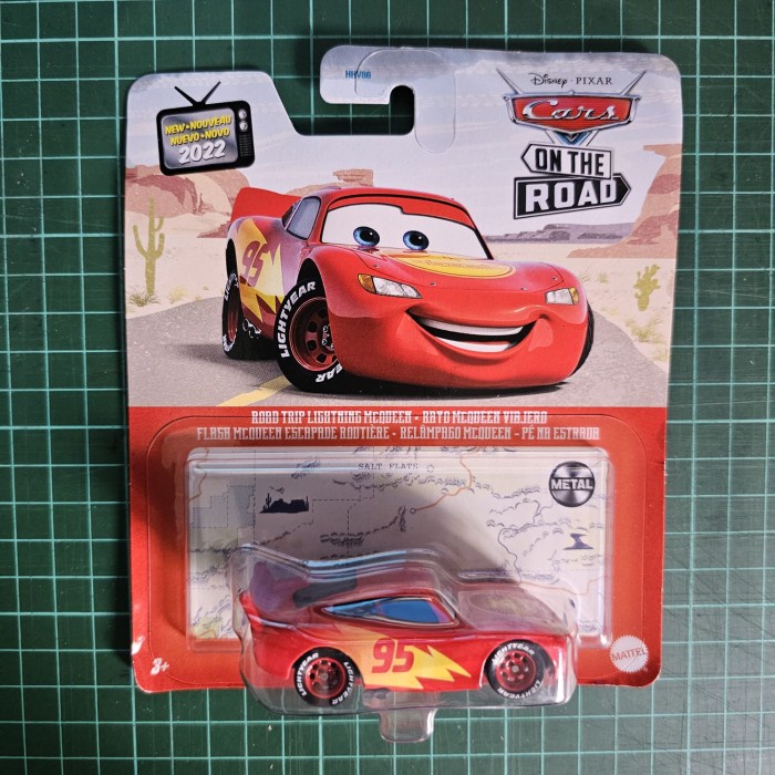 FLASH SALE HOT WHEELS ON THE ROAD TRIP LIGHTING MCQUEEN CARS DISNEY PIXAR TERMURAH