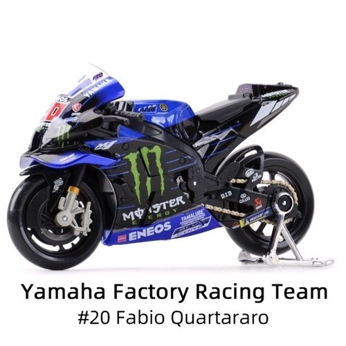 PROMO DIECAST MOTOGP YAMAHA M1 FABIO QUARTARARO #29 2021 SCALE 1/18 TERBARU