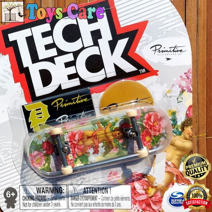 PROMO TECH DECK PRIMITIVE LEMOS SILVAS PLATINUM PINK SKATEBOARD FINGERBOARD TERBARU