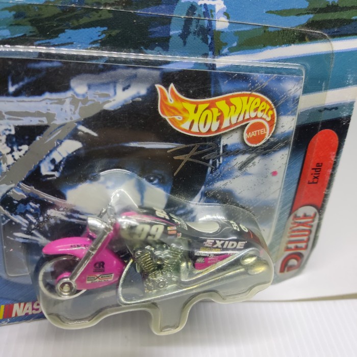 PROMO KYM - HOT WHEELS RACING NASCAR NO 99 EXIDE SCORCHIN' SCOOTER TERLARIS