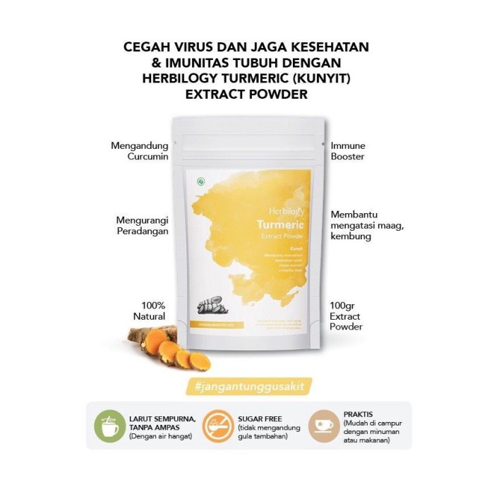 

Ilogy Turmeric (Kunyit) Extract Powder 100G