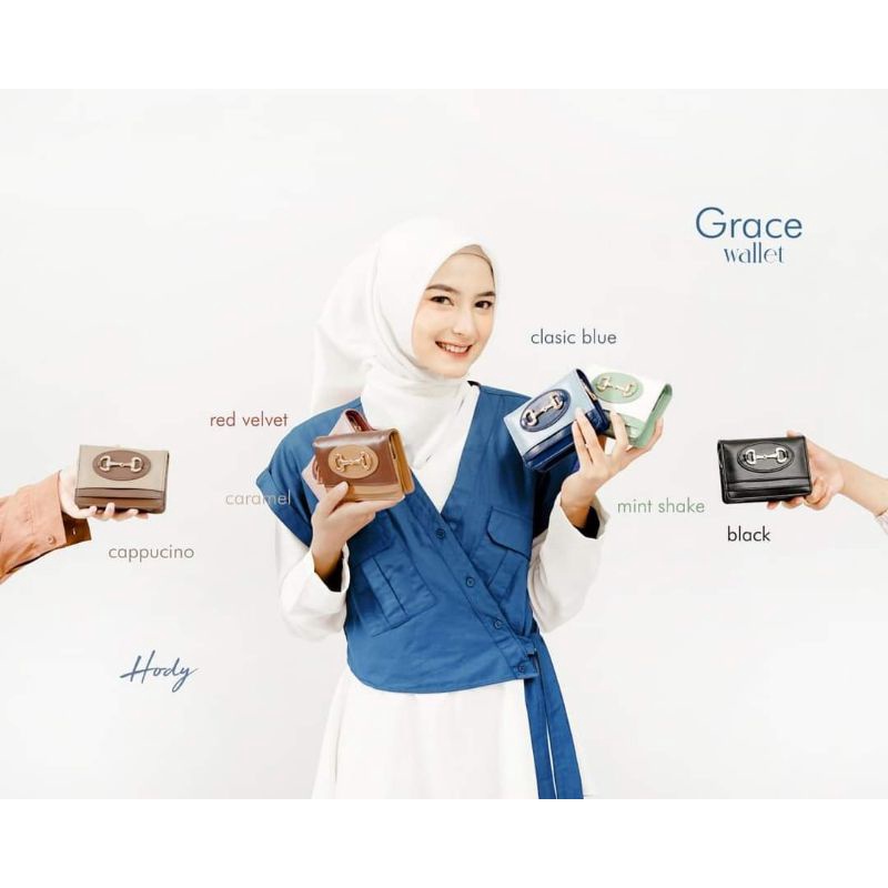Grace Wallet Ori Hody/ dompet hody/ dompet wanita/ tempat kartu