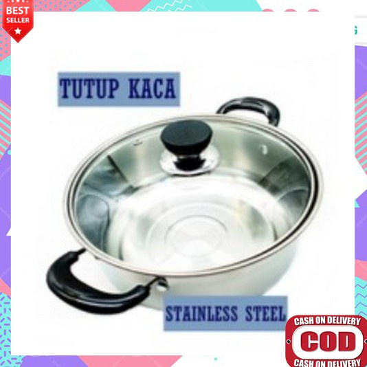 Set Panci Pnci Panas Alat Kukus Anti Karat Pannci Puanci Serbaguna Psnci Multifungsi Tutup Kaca Jumb