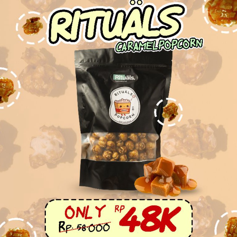 

Miliki Rituals Popcorn Caramel Large - Homemade by Willy Kun 0V7