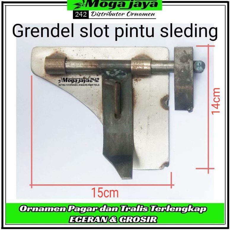 HARGA TERMURAAH. slot atau grendel kunci pintu sliding pintu garasi gembok pintu gerbang