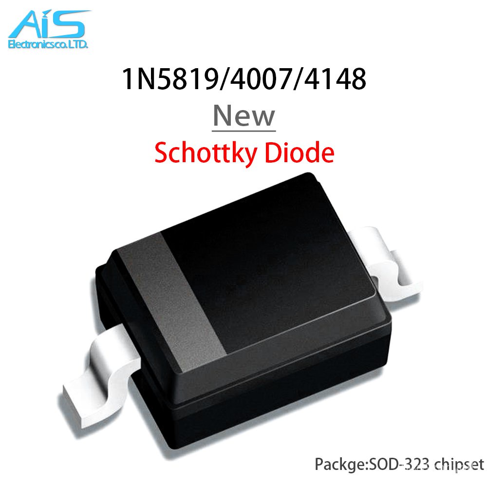 ✅&100Pcs/Lot SMD 0805 SOD-123 1N5819 1N4007 1N4148 SOD123 SOD-323 1206 1N4148WS 1N5819WS B5819WS SOD