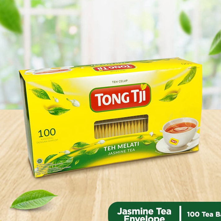 

12.12 sale Tong Tji Jasmine Tea Teh Celup Dgn Amplop 1 pack (2 gr x 100 teabags) serbuuu !