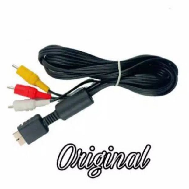 TERBAIK  Kabel AV  ORI ps2 ps3 / kabel RCA ps
