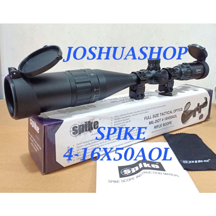 Terlaris Teleskop / Telescope Spike 4-16X50 Aol Plus Sunhide