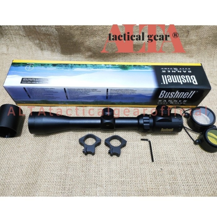 Terlaris Teleskop Bushnell 3-9X40 Eg/C Set Sunhide