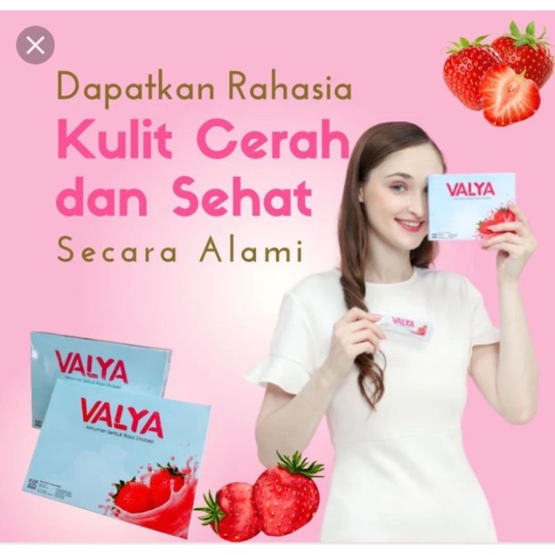 

VALYA Minuman Serbuk Rasa Stroberi Isi 10 Sachet