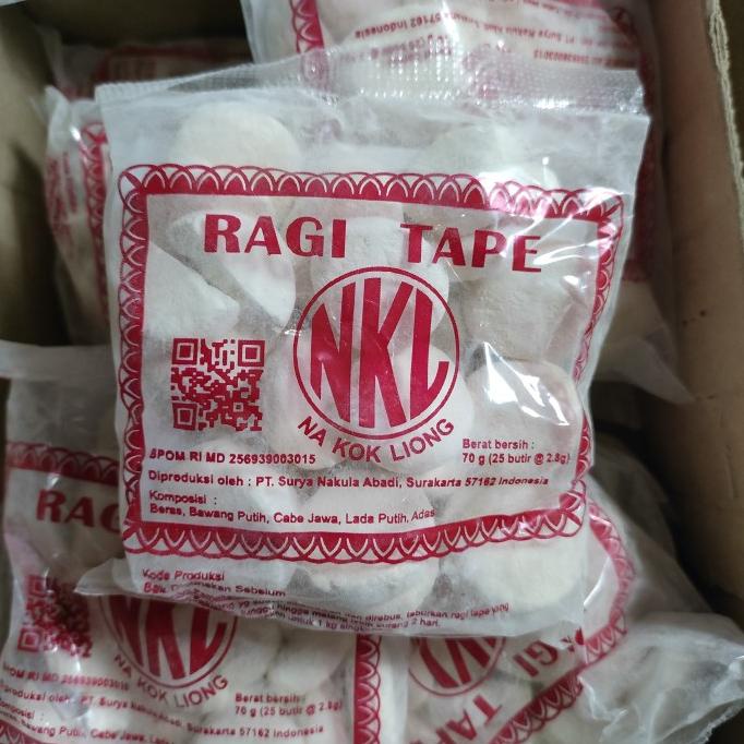 

^^^^^] Ragi Tape / Ketan / Singkong 140 Gram ( 50 Butir )