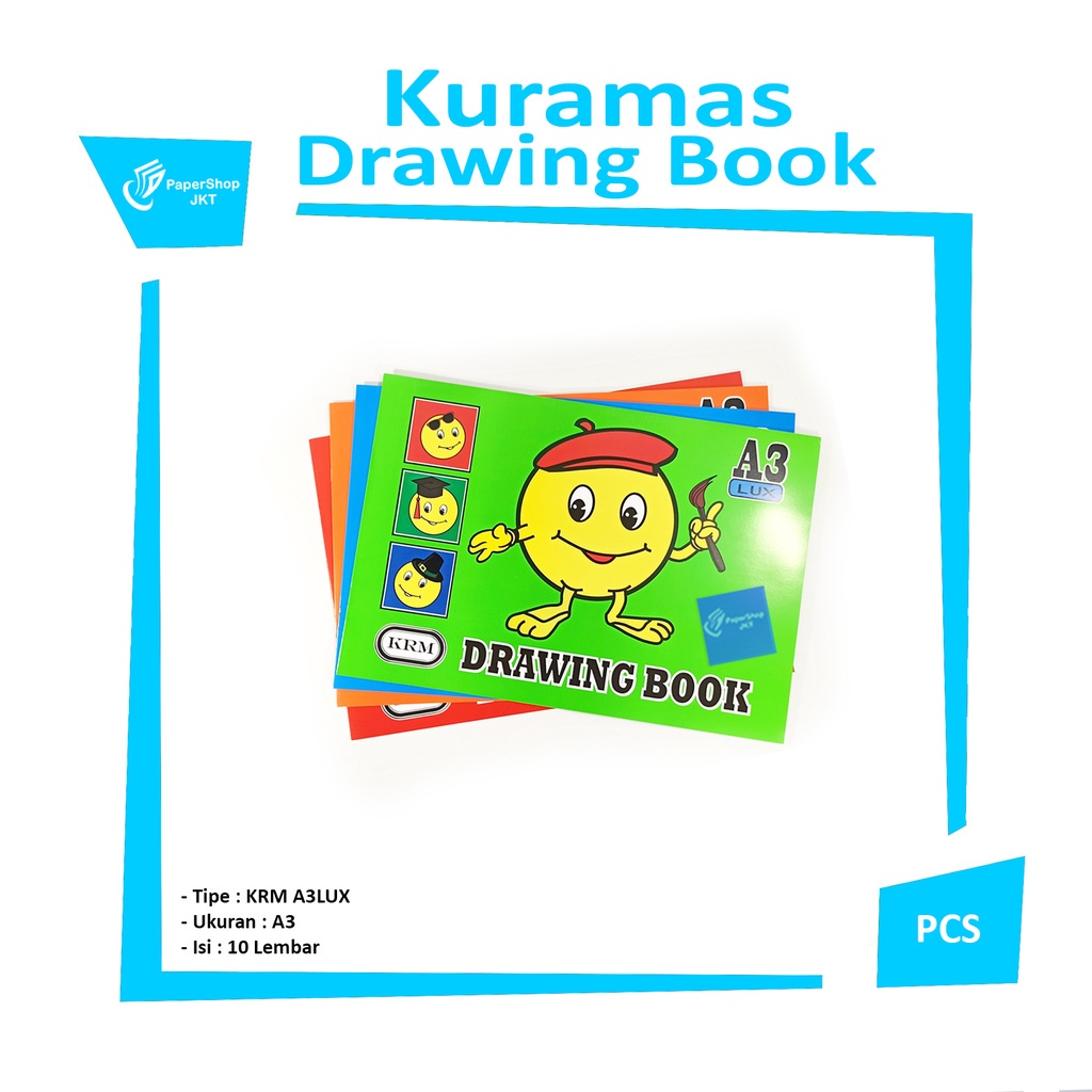 

OPE KURAMAS - DRAWING BOOK A3 BUKU GAMBAR - PCS J12