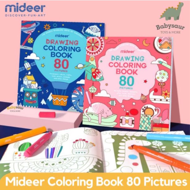 

C2D MIDEER ART COLORING DRAWING COLOURING BOOK BUKU MEWARNAI / WARNA EDUKASI ANAK ANAK LAKI LAKI