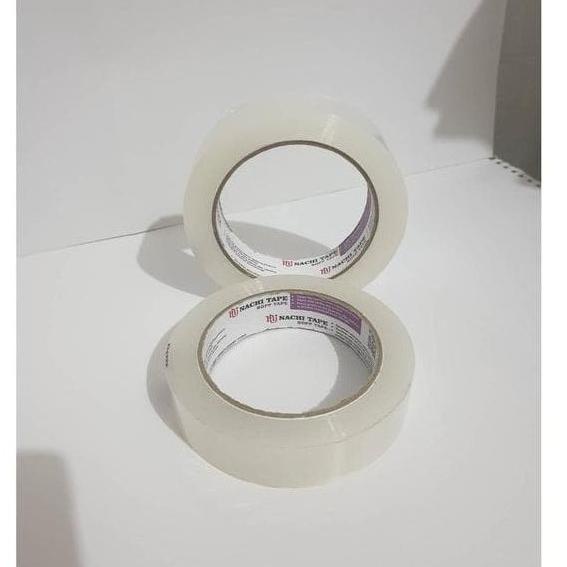 

monggo] Isolasi Selotip Nachi Bening Transparan 24 mm 1 inch x 72 Yard