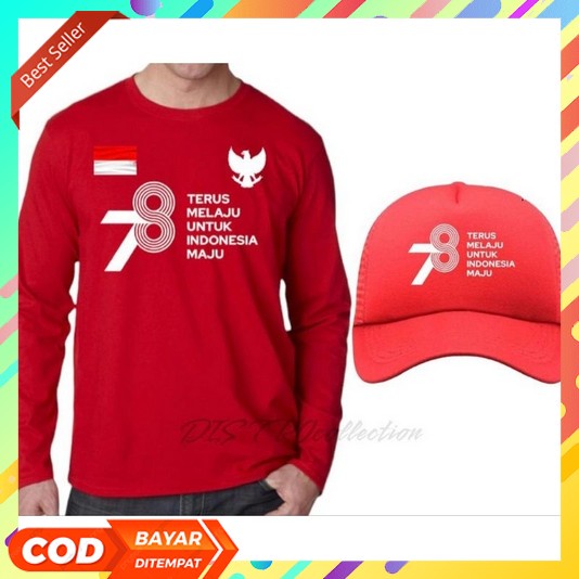 Kaos Merah Putih 17Agustus Panjang Pendek Pria Wanita Dewasa t Kaos Oblong 17An Panitia Agustusan Pa